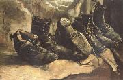 Three Pairs of Shoes (nn04) Vincent Van Gogh